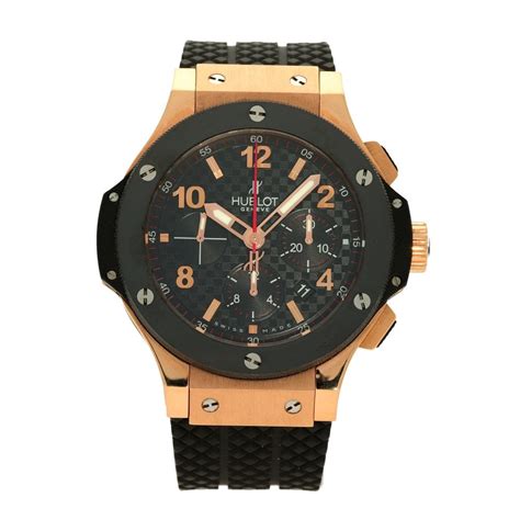 hublot black big bang replica|hublot 18k with rubber strap.